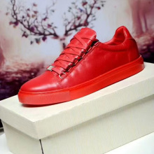 巴黎潮鞋2025新款低帮红休闲时尚运动黑真皮板鞋男鞋小白鞋
