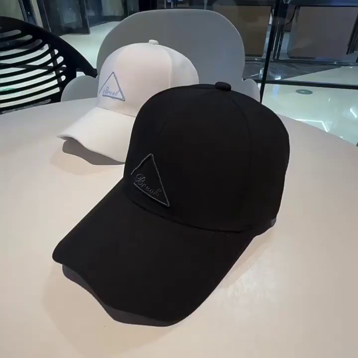 Sombrero femenino verano calle moda marca pareja personalidad bordado gorra de pico coreano protección solar ala curva gorra de béisbol Masculino