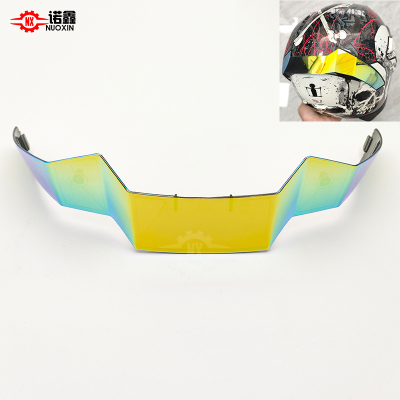 Adapted to ICON airflite ghost tail spoiler motorcycle motorcycle motorcycle helmet accessories multi-color