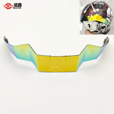 Dəbilqə (Kaska) aksesuarları, spoiler motorcycle motorcycle motorcycle - airflite-rear-wing-gold-plated
