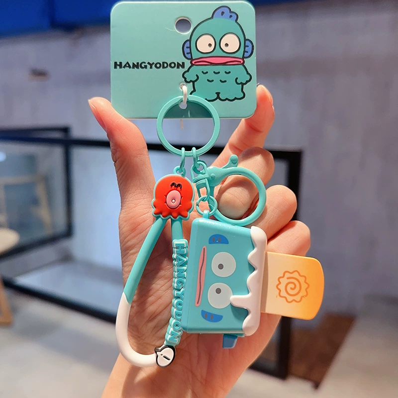Плюшевый брелок Sanrio Hello Kitty, оригинал, мягкая подвеска 11×7.5 см, коллекционный талисман