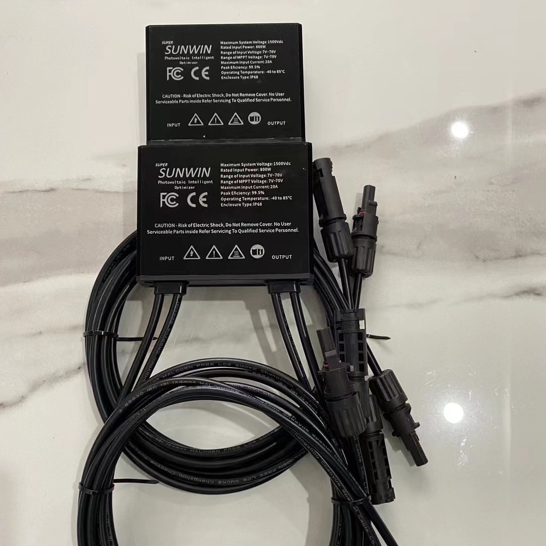 800w全铝金属外壳新款光伏优化器solar optimizer搭配光伏提升性