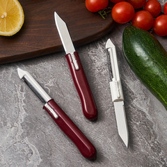 Stainless steel multifunctional peeler, convenient dual-purpose peeler, fruit knife household tool for grating, cutting fruits, small utility tool