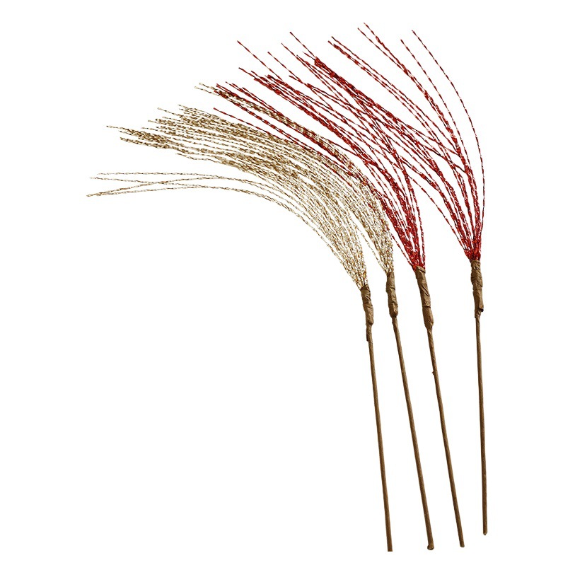 Decoración de Navidad oro rosa flor amor ramas decorativas árbol de Navidad plug-in Año Nuevo atmósfera suministros ramas de simulación