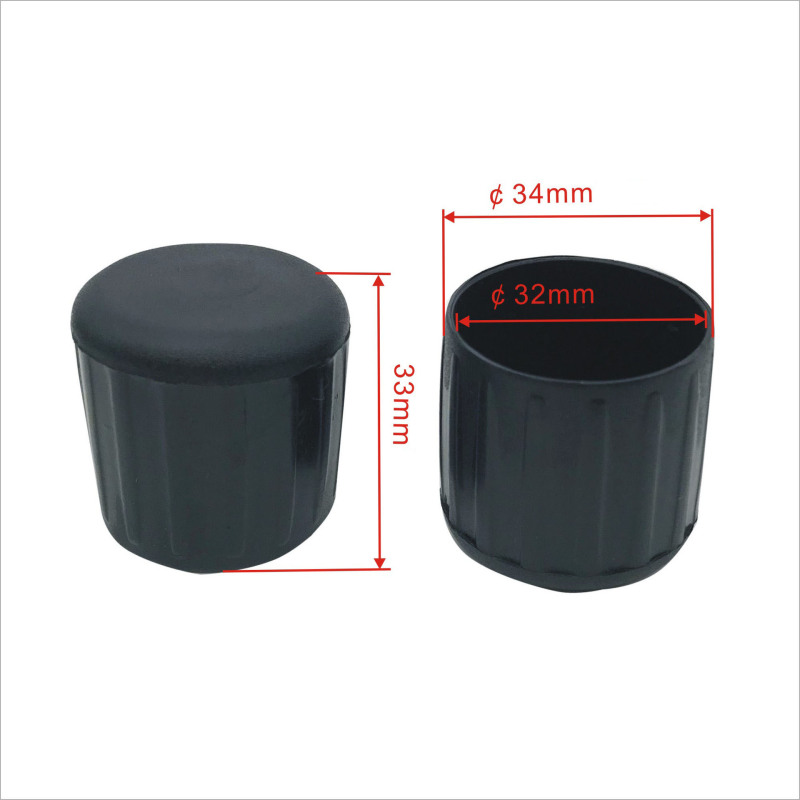 メーカー家具用丸パイプカバー、プラスチック角パイプカバー、足場用フットカバー、椅子用黒色フットカバー、機器用ゴム保護カバー|undefined