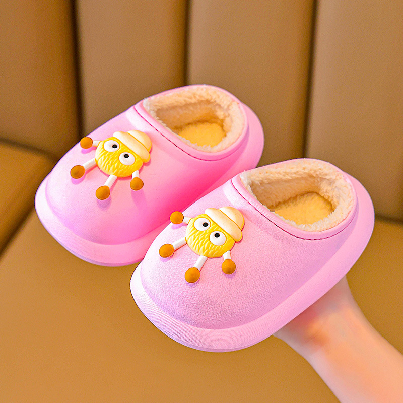 Zapatillas de algodón para niños, zapatillas de invierno para padres, zapatillas de algodón impermeable para niños, zapatillas para niños
