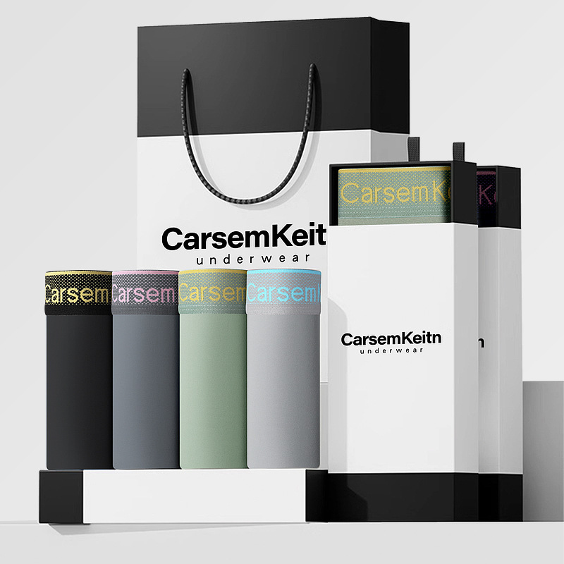 Wholesale Men's Underwear Modal Boxer Loose Slim Fit Breathable High Elastic Antibacterial Inseam Sports Boxer Shorts