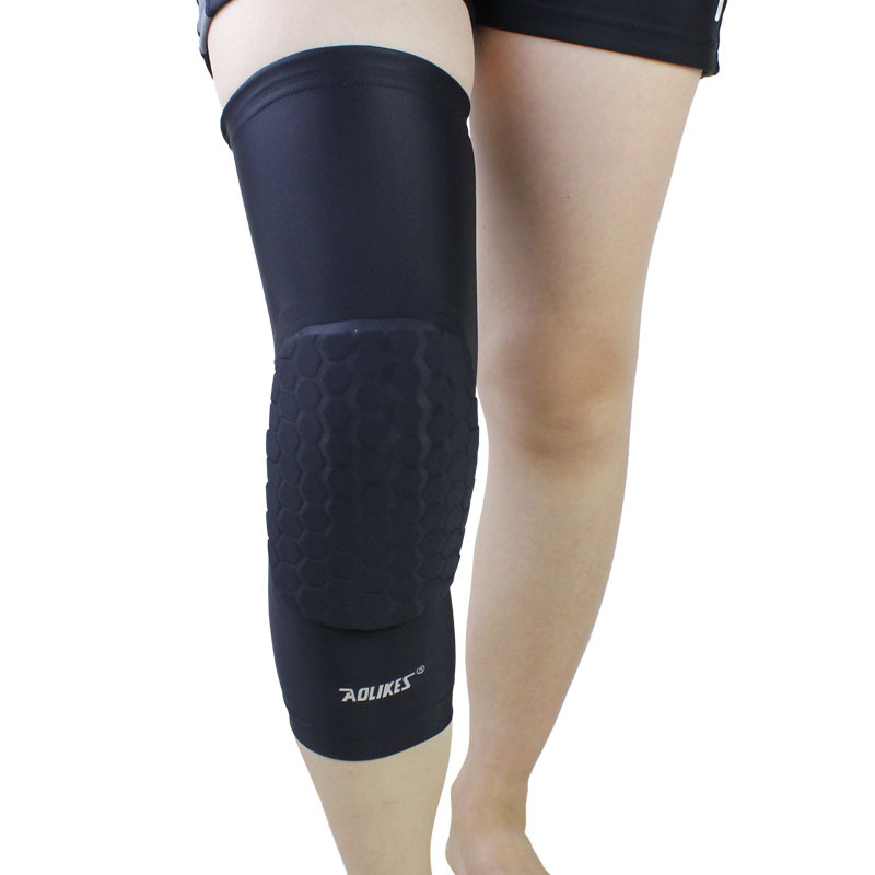 Panal alargado ligero protección de la pantorrilla equitación baloncesto deportes equipo de protección equipo de Montañismo anticolisión protección de la pierna al por mayor