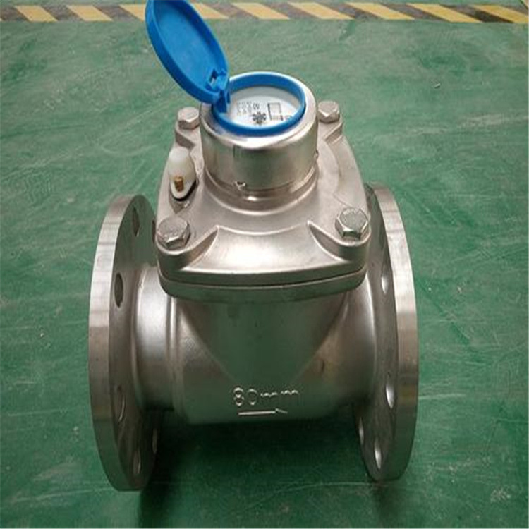 LXLCG螺翼式316L不锈钢水表LXSR旋翼式热水表五羊立式珠江计量表