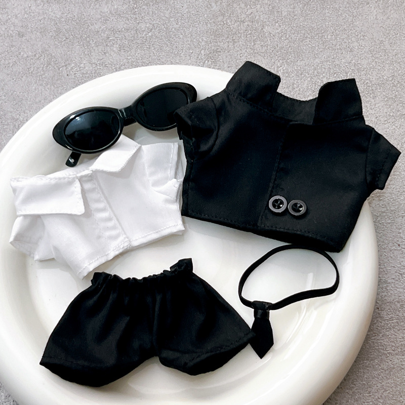 Cool Suit Sunglasses Suit Doll Doll Wearing Accessories