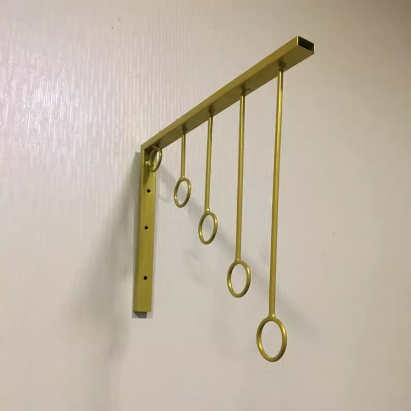 Wall-Mounted Hooks for Clothes, Display Racks, Wall-Mounted Hangers, Men's and Women's Clothing Hooks, Iron Art Wall-Mounted Style