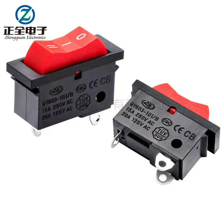 热风枪电源开关 三档位拨动启动开关 吹风机配件 热风筒船形开关