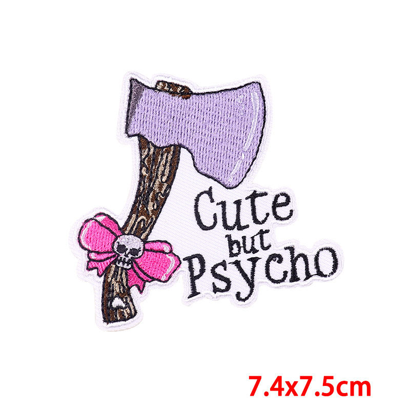 7g Weight Clothing Sticker Patches Classification 1 Piece Quantity Embroidery thread Material Penguin, Letter Pattern Cute, Punk Style 1 Piece Cute Punk Penguin Letter Embroidery Thread Clothing Sticker Patches 2