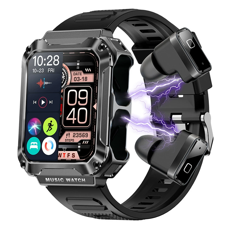 Умный браслет Bluetooth + 4G, измерение пульса и SpO2, NFC, 2‑в‑1 устройство