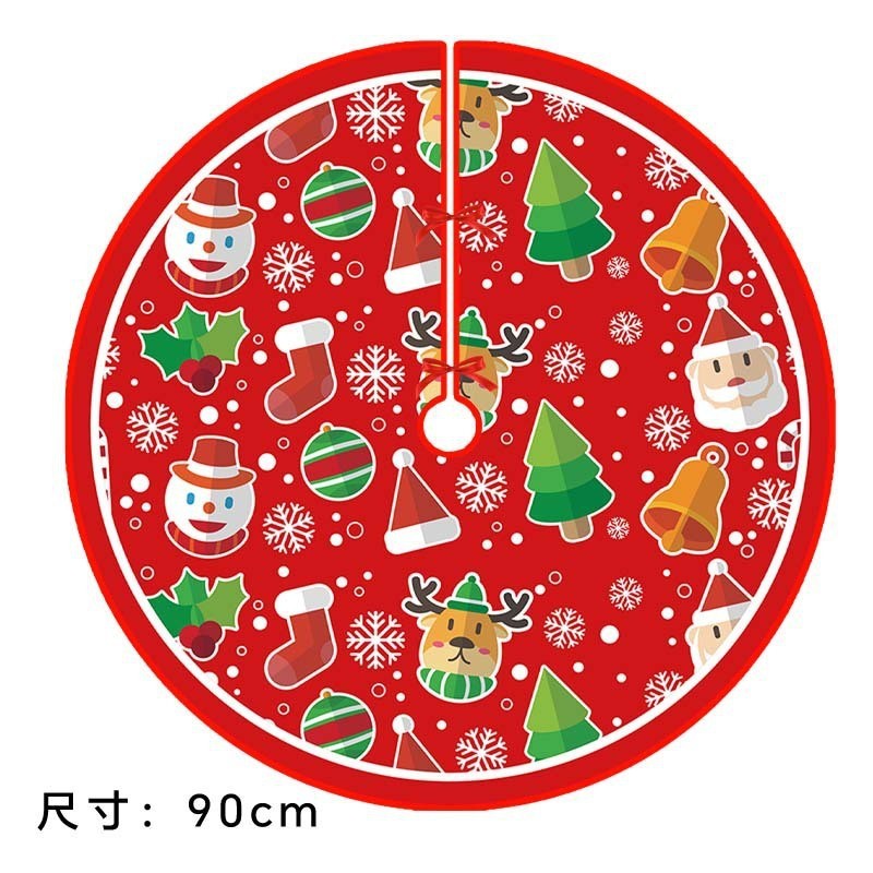 国境を越えたクリスマス装飾用品の雰囲気配置雪花箔押しベルベットの木のスカートの雰囲気配置クリスマスツリーの底|undefined
