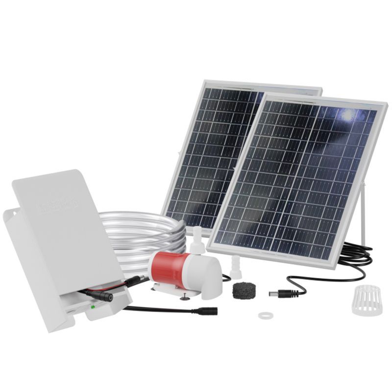 Bomba Sumergible Solar Pequeña 50W 12V de Plástico Reforzado con Ciclo de Filtrado para Fuente image 6
