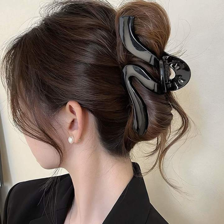 韩版气质设计感抓夹女2025新款后脑勺鲨鱼夹子高级感大号发夹发饰|undefined