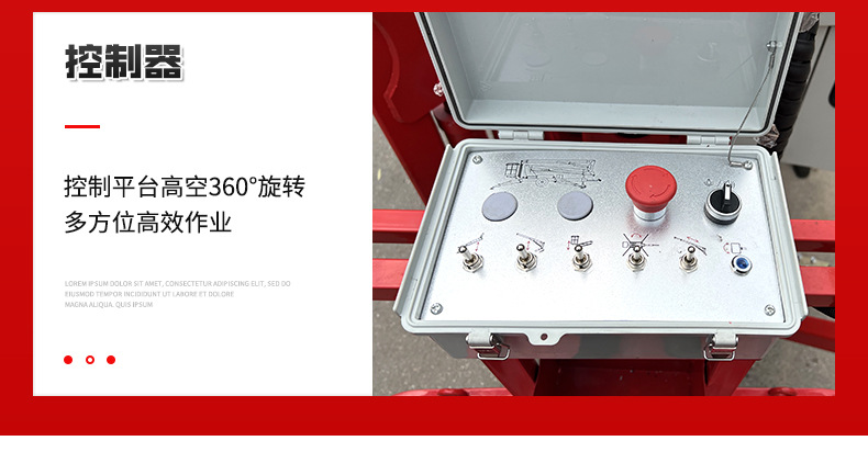 Folding arm lift electric diesel aerial work vehicle lifting platform climbing vehicle track folding arm lift