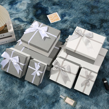 现货生日礼物盒情人节礼品盒天地盖韩版独创包装盒蝴蝶结伴手礼盒
