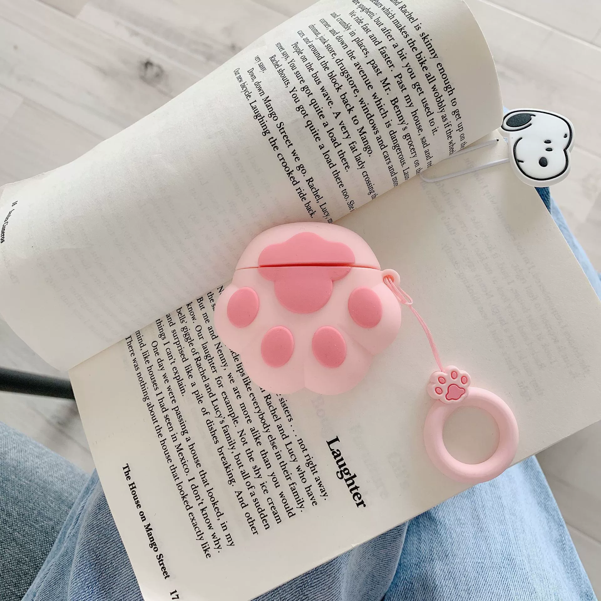 Защитный силиконовый чехол (Apple AirPods 1/2/Pro/3), милый 3D мультяшный брелок-накладка