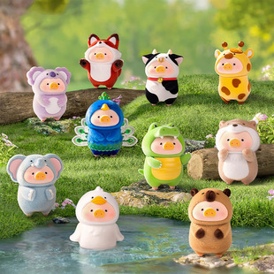 Genuine Canned Pig LuLu Animal Party Series Blind Box Hand-made Fortune-making Ornaments Cute Girls New Year Gift Wholesale
