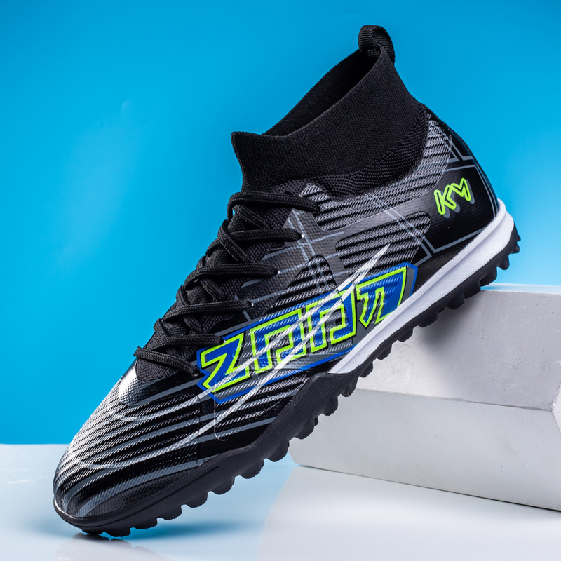 Zapatos de fútbol Mbappen Assassin 15a generación AG tachuelas largas niños adultos niños estudiantes de escuela primaria TF tachuelas zapatos de entrenamiento profesional