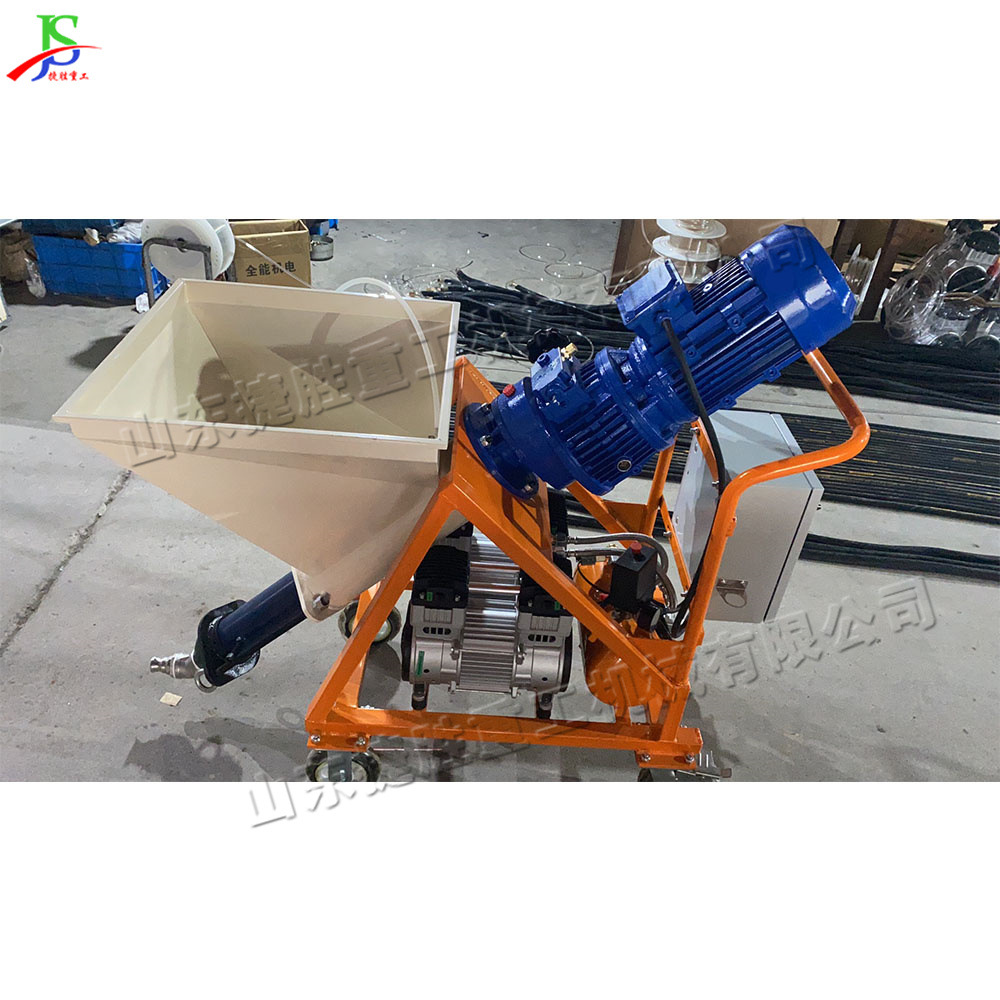 Máquina de pulverización de decoración de paredes al aire libre completamente automática para la construcción de equipos de pintura de masilla de cemento Máquina de pulverización de bombeo de decoración