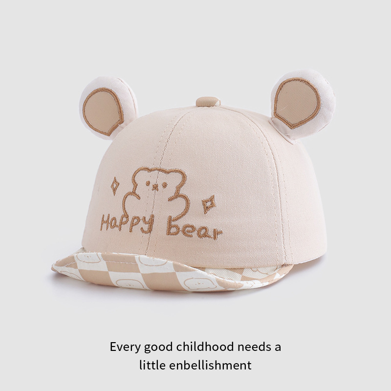 Sombreros para bebés primavera y otoño nuevos lindos super bonitos gorras de goma suave para niños y niñas recién nacidos gorras de béisbol para bebés