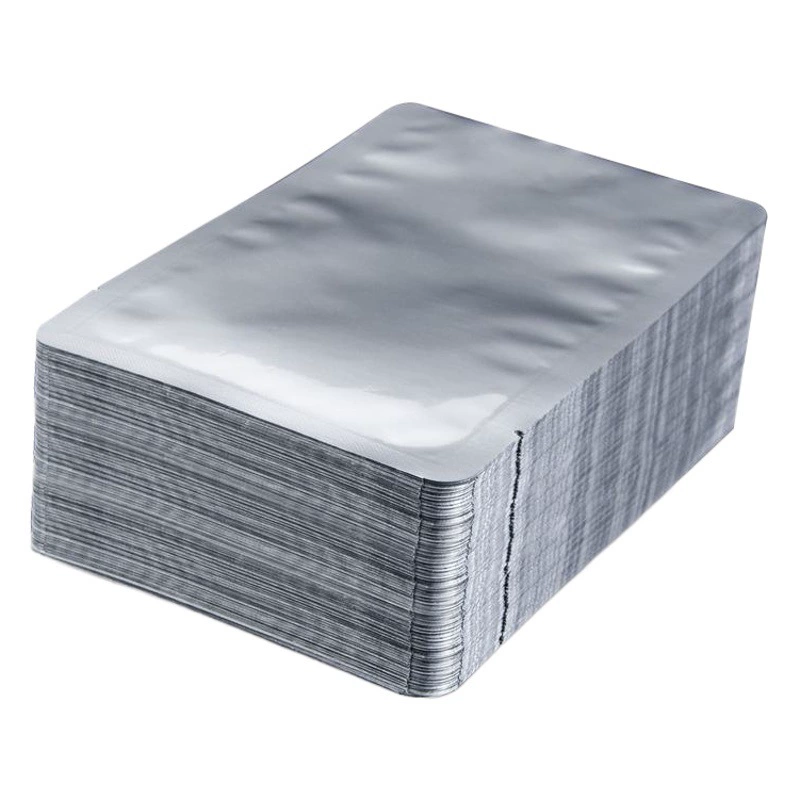 Hualiang упаковочный пакет из алюминиевой фольги плоский Гладкий упаковочный пакет полиэтиленовый пакет из чистого алюминия трехсторонняя герметизирующая маска мешок может быть напечатан