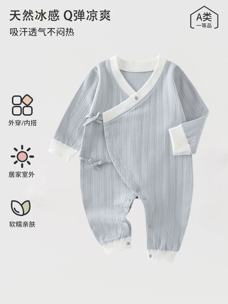 Ropa de bebé primavera y otoño baby overcoat algodón recién nacido casero ropa de escalada ropa de bebé para hombres y mujeres