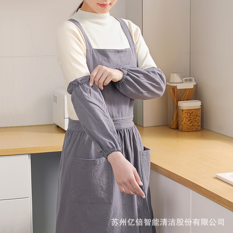 한 회색 앞치마