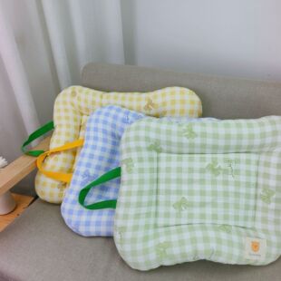 Small fresh autumn and winter pet mat dog mat plaid mat pet mattress four seasons universal small dog cat padded mat