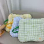 加厚四季格子秋冬垫子