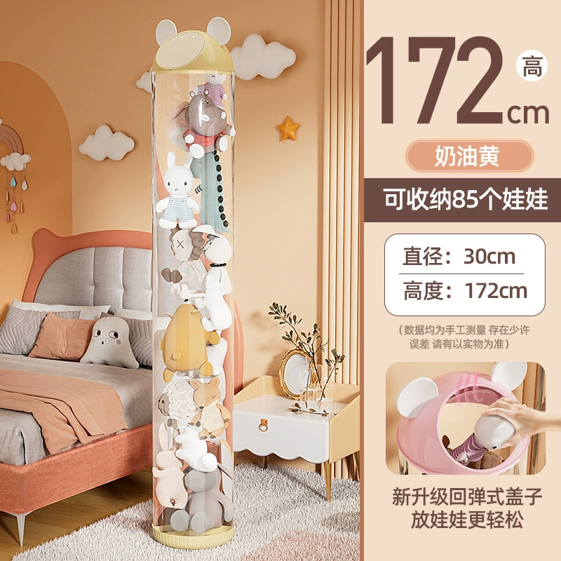 Doll, storage system, plush toy