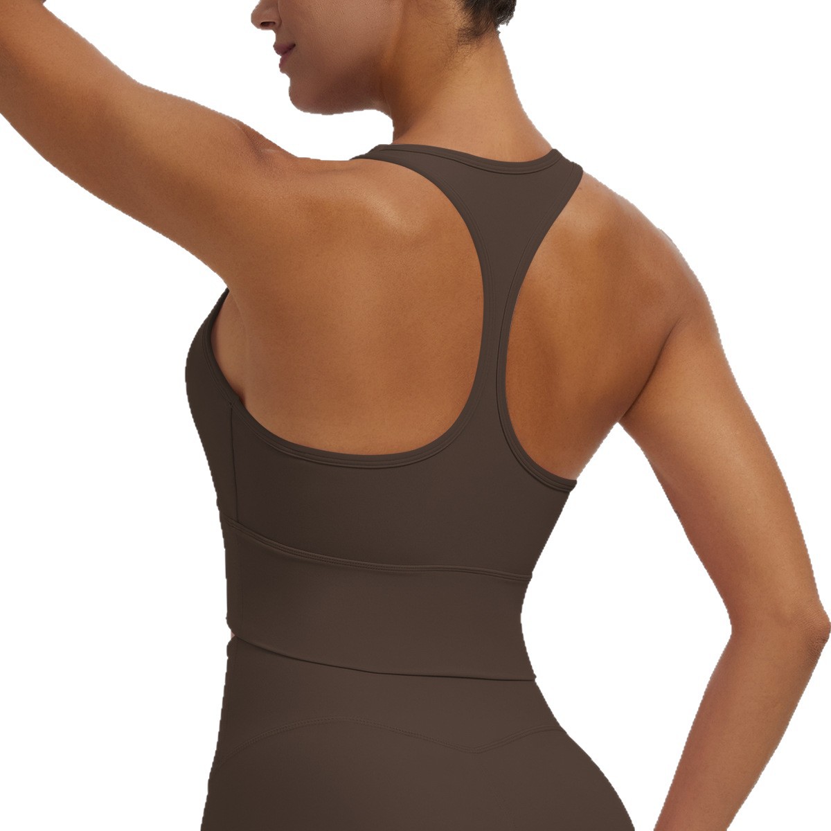 Nuevo transfronterizo sólido I-shaped hermosa espalda apretada ropa interior deportiva transpirable correr fitness yoga chaleco chaleco mujer image 6
