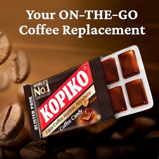 Imported from Indonesia, KOPIKO coffee candy with cappuccino flavor, ready-to-eat coffee candy, a snack popular in Korean dramas Imported from Indonesia, KOPIKO coffee candy with cappuccino flavor, ready-to-eat coffee candy, a snack popular in Korean dramas