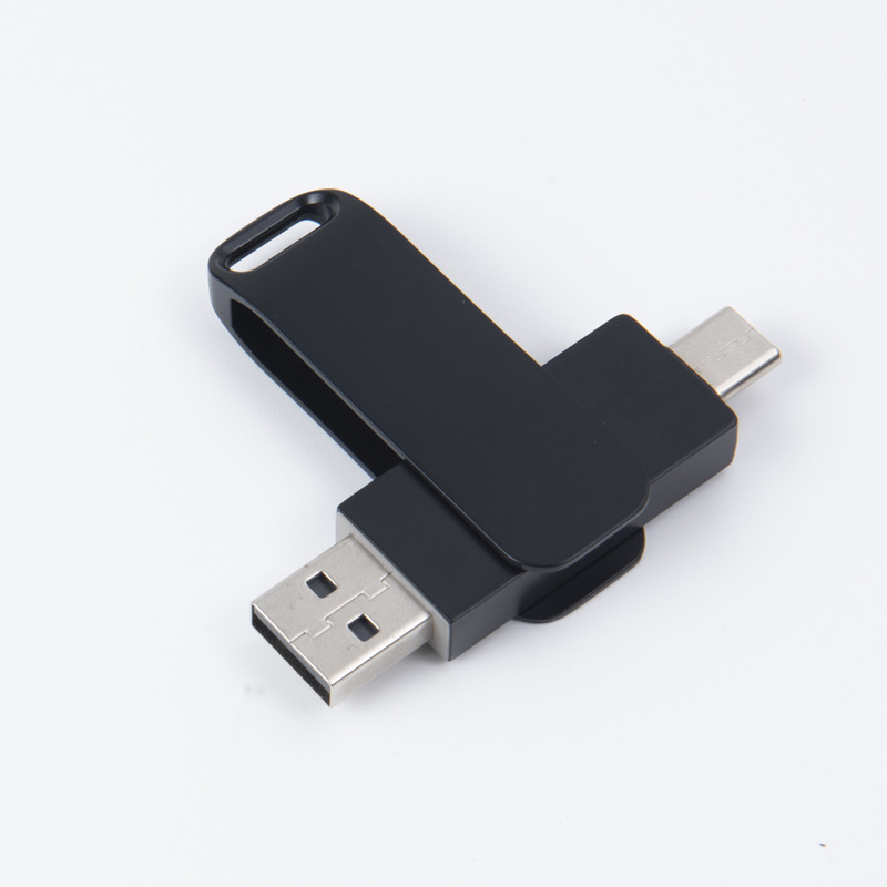 type-c 携帯電話とコンピュータ両用 USB フラッシュドライブ 16 グラムデュアルインターフェイス 64 グラムカスタマイズされたロゴ金属回転 32 グラム USB フラッシュドライブ卸売|undefined