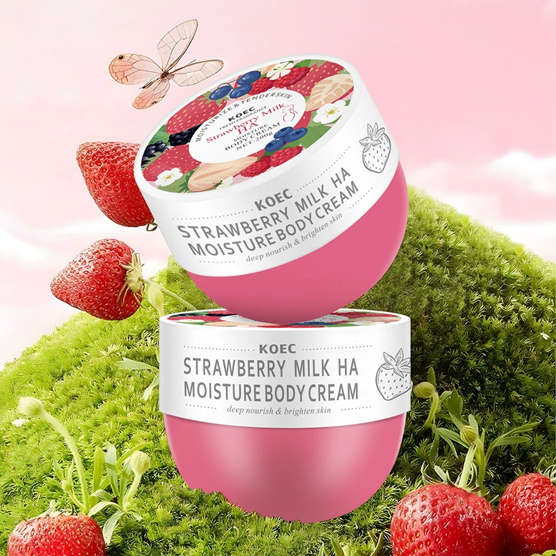 KOEC Клубничное молоко Увлажняющий крем для тела 200 г увлажняющий питательный Amazon