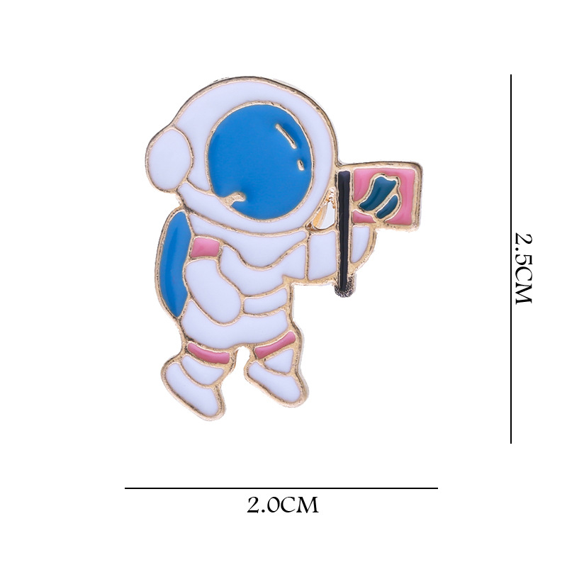 Flag astronaut