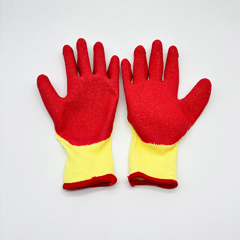 Guantes de Trabajo Recubiertos de Nitrilo y Látex, Antideslizantes y Resistentes al Aceite, para Fábricas y Construcción image 20