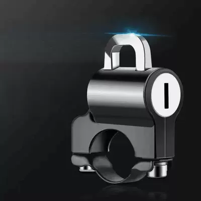 Helmet hook lock, practical motorcycle lock, practical lock for electric vehicle travel safety helmet, anti-theft keychain