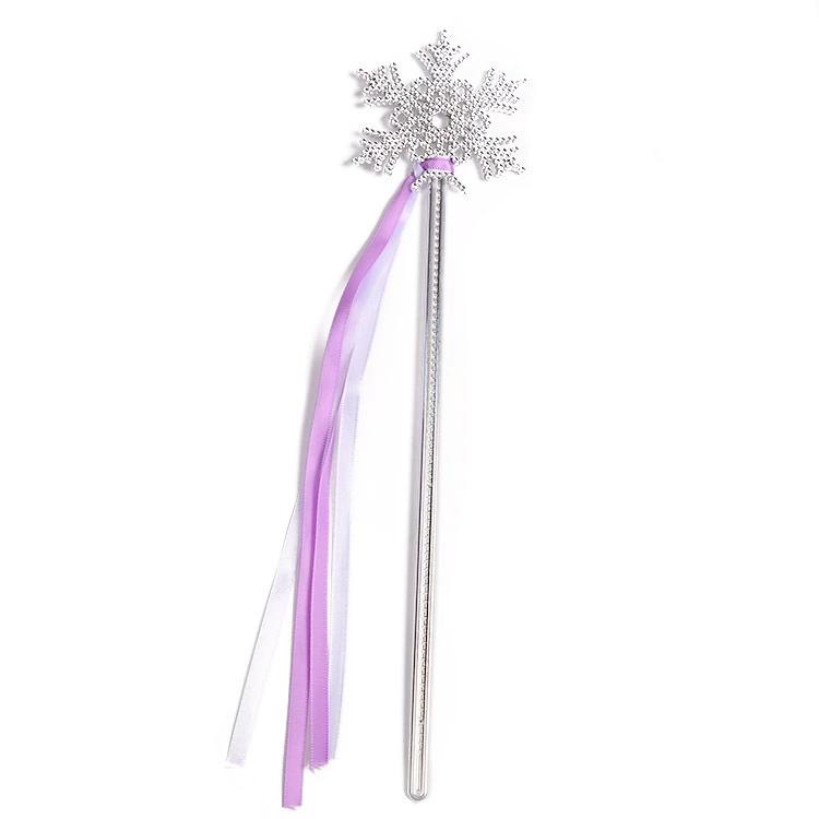 Children's magic wand, accessory, with snowflakes, dress up