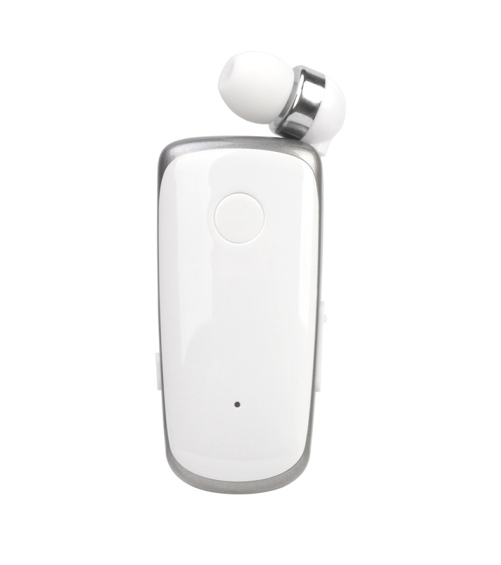 超長時間バッテリー搭載、伸縮式ケーブル付きBluetoothイヤホン、売れ筋片耳インイヤータイプ、着信時バイブレーション機能付きビジネスイヤホン|undefined
