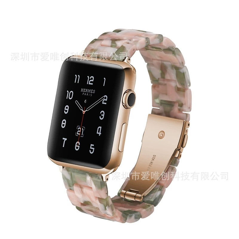 [Совместимый с Apple Watch7/7s/8/9 смола браслет смола跨境 экологичный iwatch браслет]