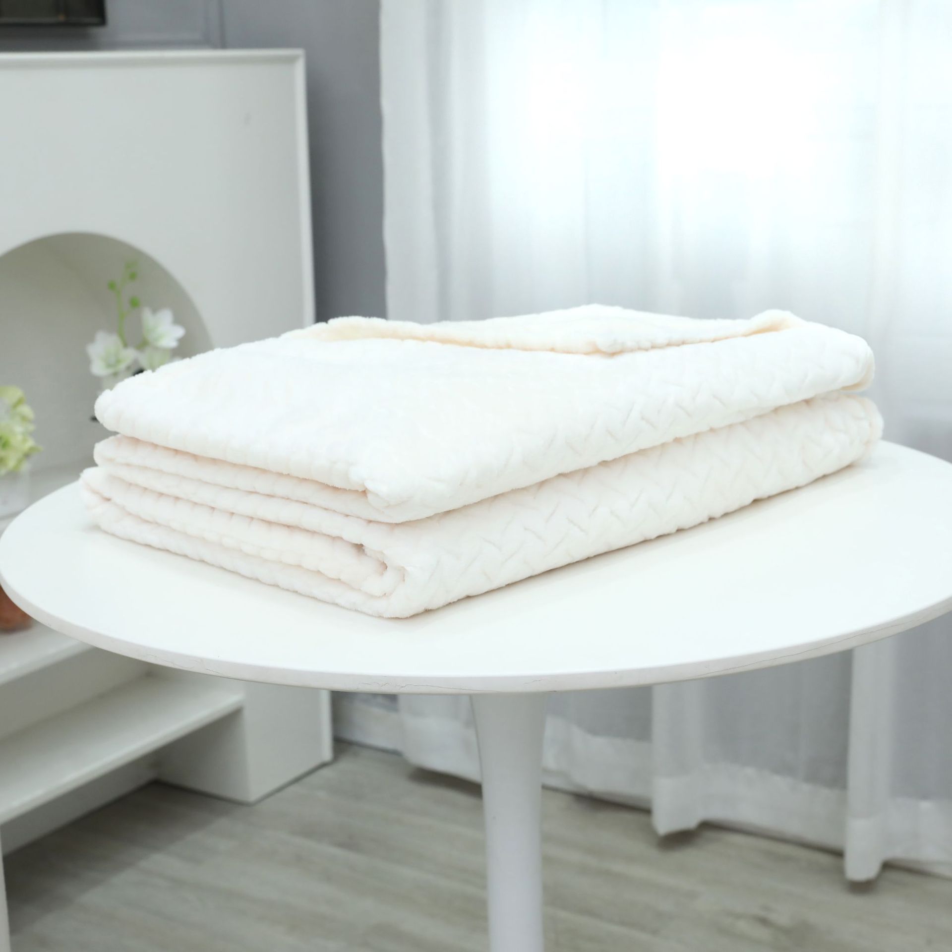 밀이삭 무늬 오프화이트(크로스보더 핫컬러)