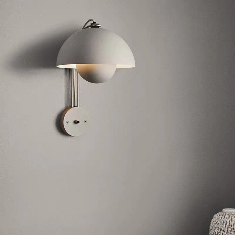 Danish Traditoin flower bud wall lamp VP8 designer model room Nordic classic bedroom bedside wall lamp
