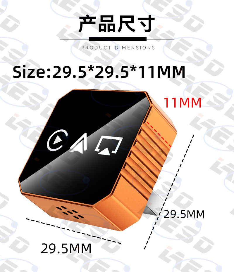 Hot-Selling 4-in-1 Car-Connected Smart Box for Apple and Android Screen Mirroring, Smart Wireless Carplay Box