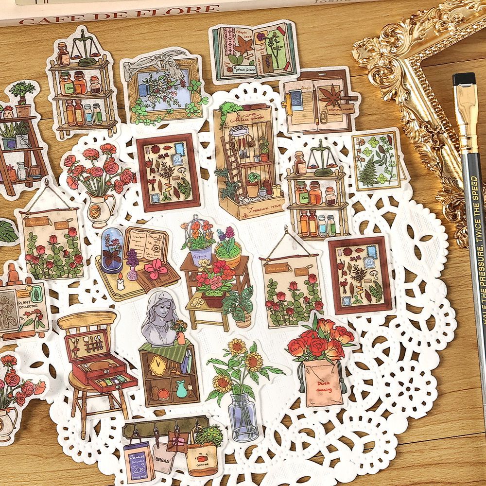 Bolsa de pegatinas de vida retro de infeelme