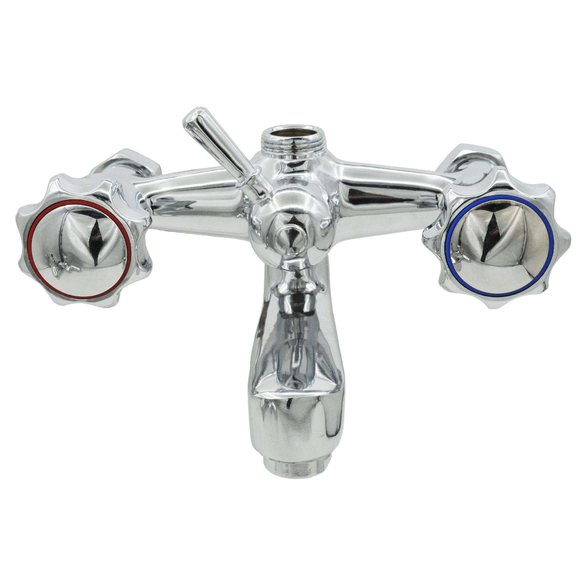 厂家淋浴龙头浴室浴缸燃气热水器水龙头冷热双把双控入墙式混水阀