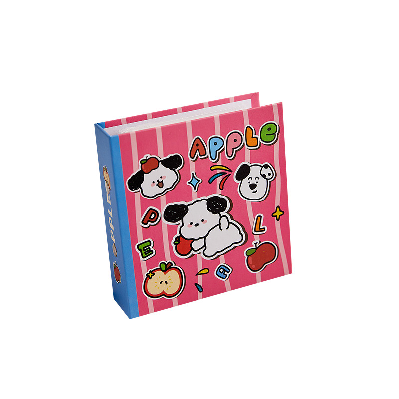 Álbum de tarjetas fresco pequeño estilo ins original Álbum de fotos Polaroid de dopamina de alto valor Álbum de almacenamiento de tarjetas pequeñas de 3 pulgadas para niñas